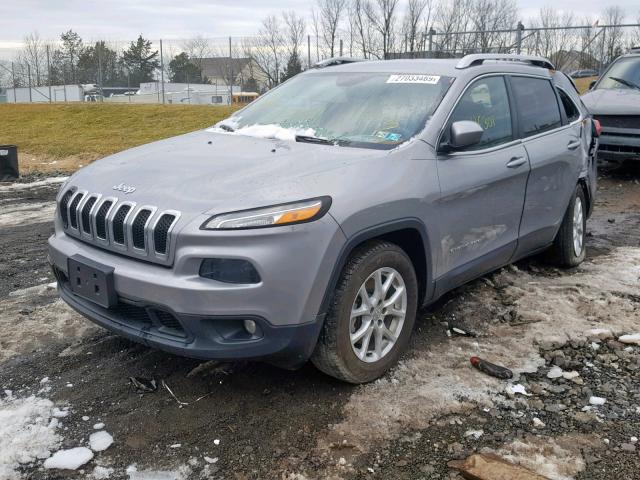 1C4PJMCB9FW576921 - 2015 JEEP CHEROKEE L SILVER photo 2