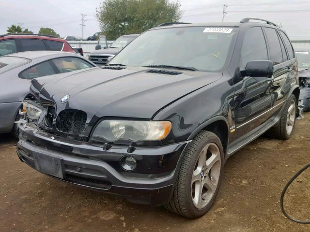 5UXFB93562LN78183 - 2002 BMW X5 4.6IS BLACK photo 2