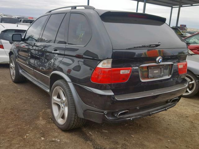 5UXFB93562LN78183 - 2002 BMW X5 4.6IS BLACK photo 3