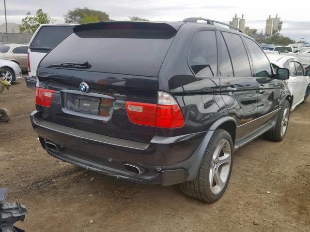 5UXFB93562LN78183 - 2002 BMW X5 4.6IS BLACK photo 4