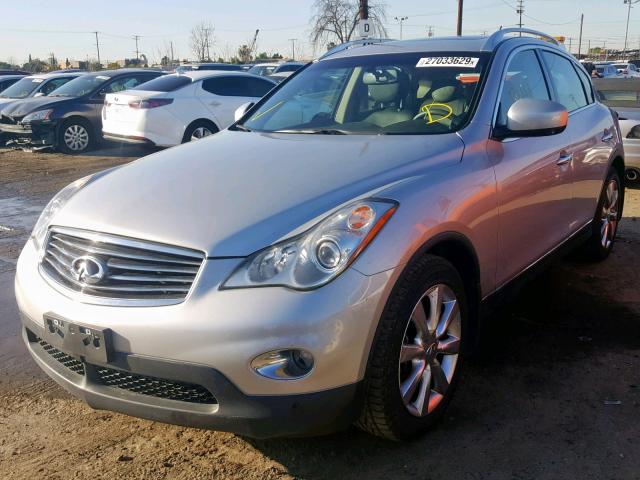 JN1AJ0HPXCM401090 - 2012 INFINITI EX35 BASE SILVER photo 2