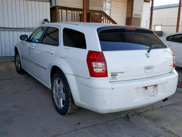 2D4GZ47V06H443169 - 2006 DODGE MAGNUM SXT WHITE photo 3