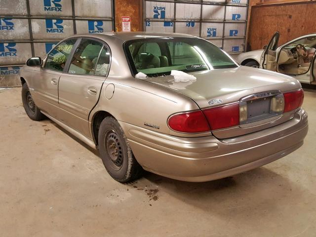 1G4HP54K624242452 - 2002 BUICK LESABRE CU TAN photo 3