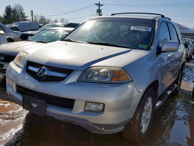 2HNYD18834H546858 - 2004 ACURA MDX TOURIN SILVER photo 2