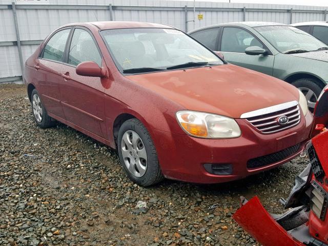 KNAFE122975461823 - 2007 KIA SPECTRA EX RED photo 1