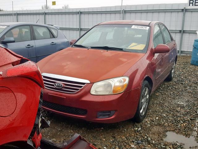 KNAFE122975461823 - 2007 KIA SPECTRA EX RED photo 2