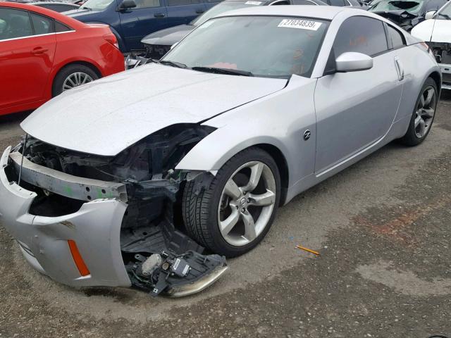 JN1AZ34D96M305817 - 2006 NISSAN 350Z COUPE SILVER photo 2