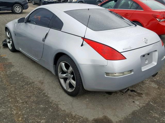 JN1AZ34D96M305817 - 2006 NISSAN 350Z COUPE SILVER photo 3