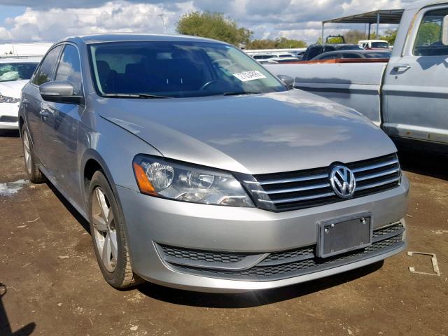 1VWBP7A30DC030834 - 2013 VOLKSWAGEN PASSAT SE GRAY photo 1