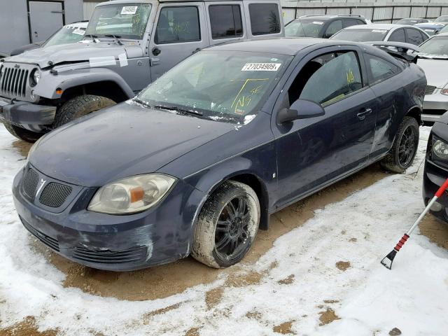 1G2AS18HX97157252 - 2009 PONTIAC G5 BLUE photo 2