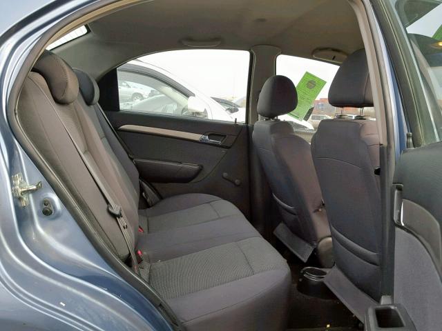 KL1TD566X7B164341 - 2007 CHEVROLET AVEO BASE Көк фото 6