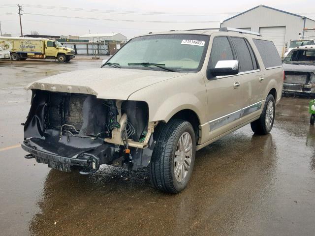 5LMFL27528LJ13014 - 2008 LINCOLN NAVIGATOR TAN photo 2