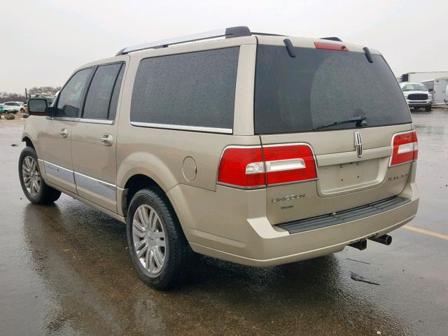 5LMFL27528LJ13014 - 2008 LINCOLN NAVIGATOR TAN photo 3