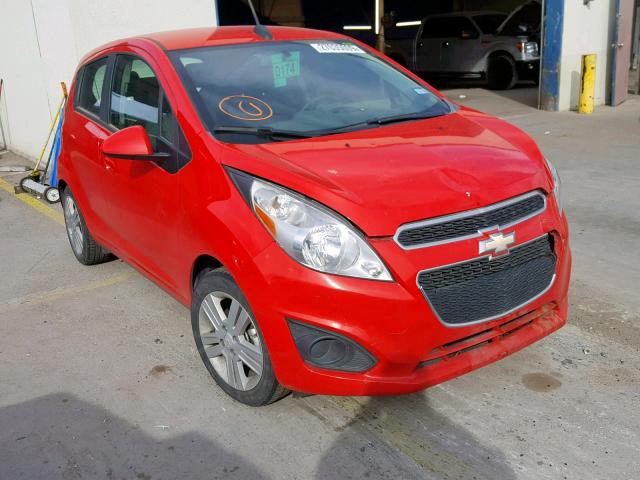 KL8CD6S9XFC719806 - 2015 CHEVROLET SPARK 1LT RED photo 1