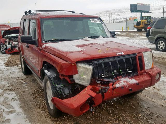 1J8HG48N46C338992 - 2006 JEEP COMMANDER RED photo 1