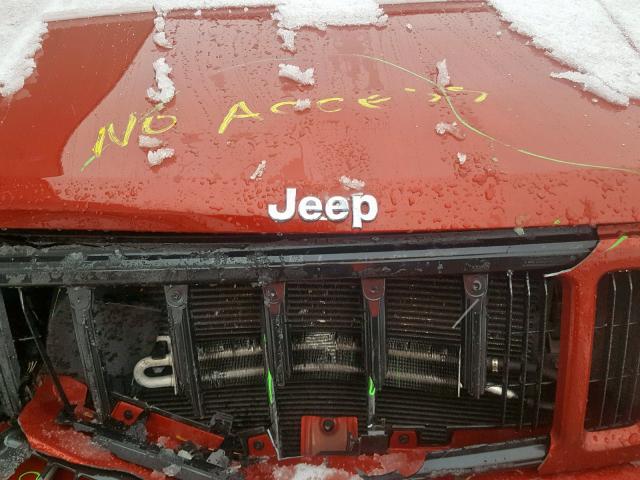 1J8HG48N46C338992 - 2006 JEEP COMMANDER RED photo 7