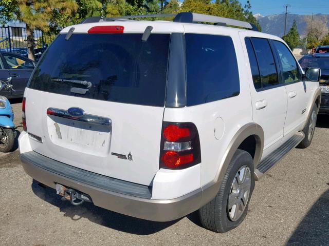 1FMEU64806ZA09424 - 2006 FORD EXPLORER E WHITE photo 4