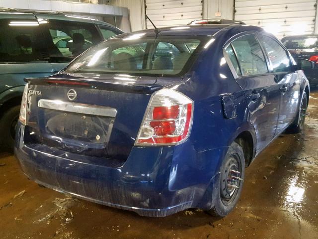 3N1AB6AP3CL782088 - 2012 NISSAN SENTRA 2.0 BLUE photo 4