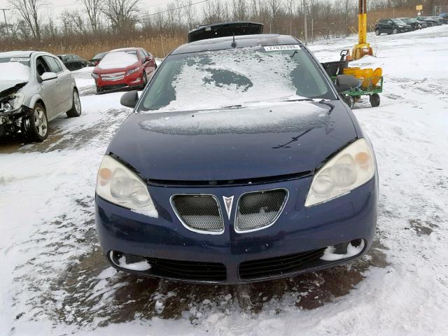 1G2ZF57B684213599 - 2008 PONTIAC G6 VALUE L BLUE photo 10