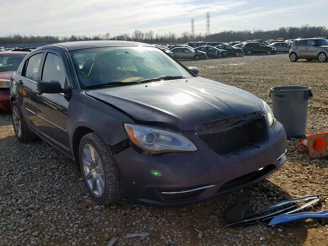 1C3CCBBB7CN188445 - 2012 CHRYSLER 200 TOURIN BLACK photo 1