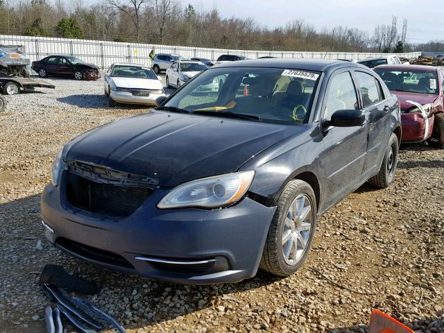 1C3CCBBB7CN188445 - 2012 CHRYSLER 200 TOURIN BLACK photo 2