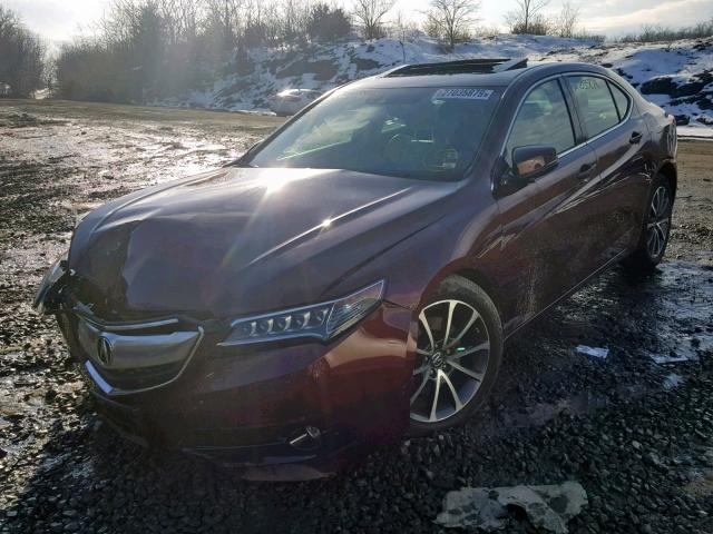 19UUB3F77FA009395 - 2015 ACURA TLX ADVANC 栗色 照片 2