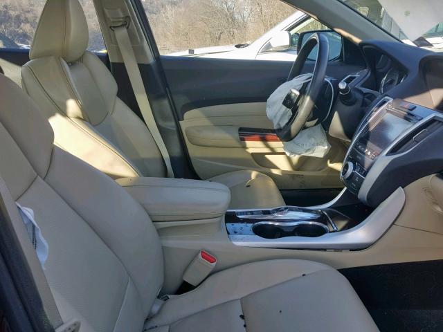 19UUB3F77FA009395 - 2015 ACURA TLX ADVANC 栗色 照片 5