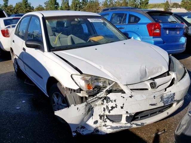 2HGES16324H638731 - 2004 HONDA CIVIC DX V WHITE photo 1