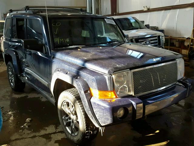 1J8HG58N86C170344 - 2006 JEEP COMMANDER BLUE photo 1