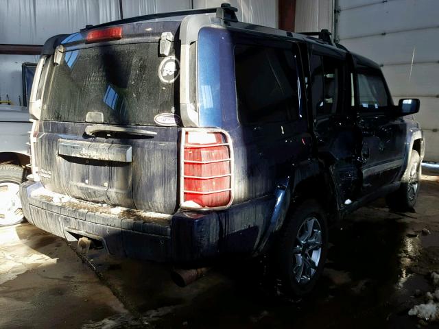 1J8HG58N86C170344 - 2006 JEEP COMMANDER BLUE photo 4