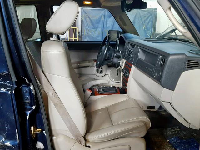 1J8HG58N86C170344 - 2006 JEEP COMMANDER BLUE photo 5