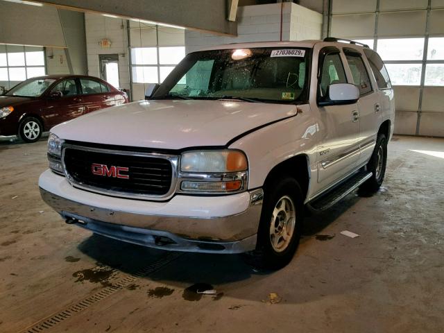 1GKEK13V94J242299 - 2004 GMC YUKON WHITE photo 2