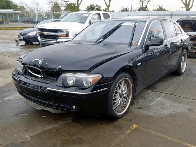 WBAGN63443DS44309 - 2003 BMW 745 LI BLACK photo 2