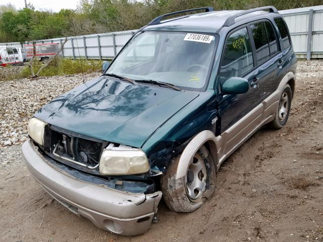 JS3TE62V824152020 - 2002 SUZUKI GRAND VITA GREEN photo 2