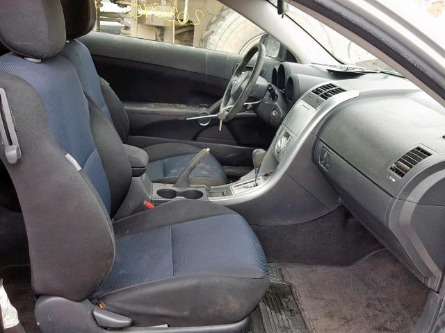 JTKDE167X60143228 - 2006 TOYOTA SCION TC ვერცხლისფერი ფოტო 5