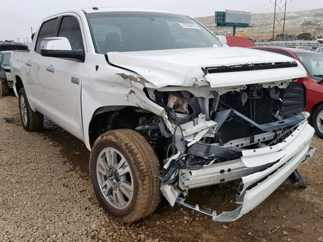 5TFAY5F19EX341244 - 2014 TOYOTA TUNDRA CRE WHITE photo 1