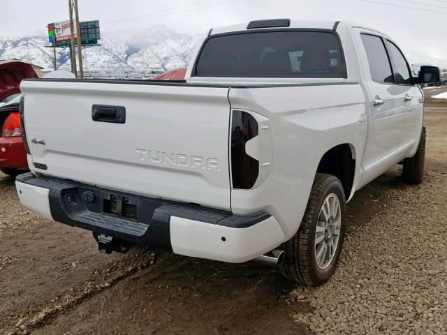 5TFAY5F19EX341244 - 2014 TOYOTA TUNDRA CRE WHITE photo 4