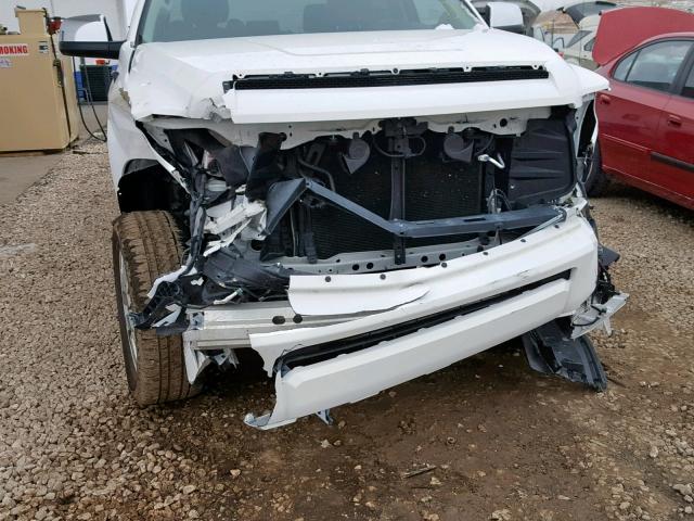 5TFAY5F19EX341244 - 2014 TOYOTA TUNDRA CRE WHITE photo 9