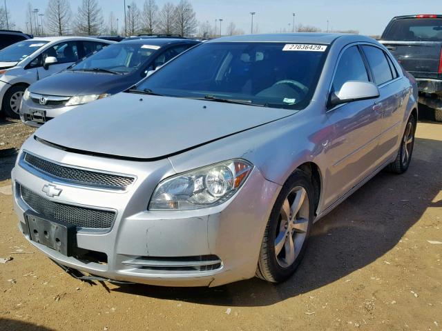 1G1ZC5E12BF296421 - 2011 CHEVROLET MALIBU 1LT ვერცხლისფერი ფოტო 2