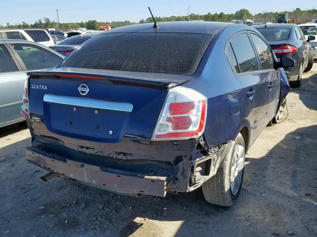 3N1AB6AP1BL723555 - 2011 NISSAN SENTRA 2.0 BLUE photo 4