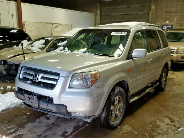 5FNYF18328B036629 - 2008 HONDA PILOT SE SILVER photo 2