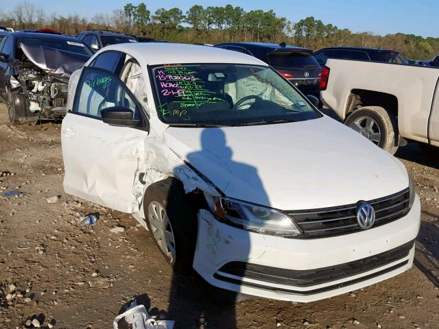 3VW2K7AJ1FM294241 - 2015 VOLKSWAGEN JETTA BASE WHITE photo 1