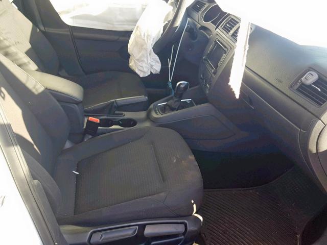 3VW2K7AJ1FM294241 - 2015 VOLKSWAGEN JETTA BASE WHITE photo 5