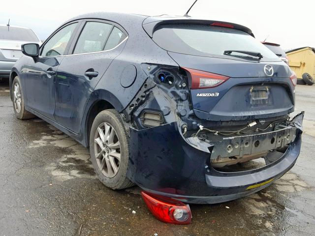 3MZBM1L74FM227299 - 2015 MAZDA 3 TOURING BLUE photo 3