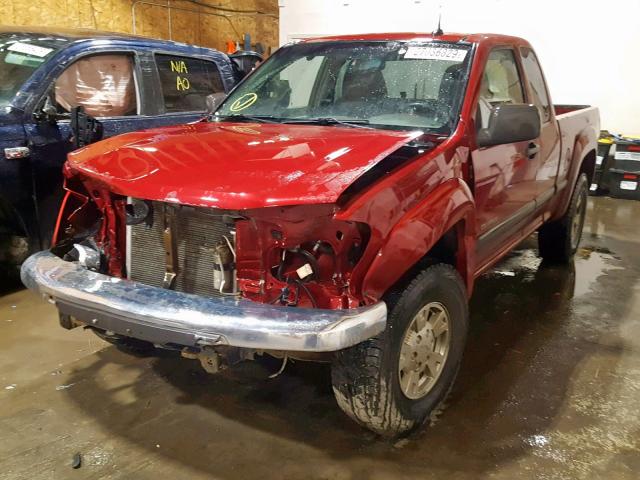 1GCDT196148113436 - 2004 CHEVROLET COLORADO RED photo 2