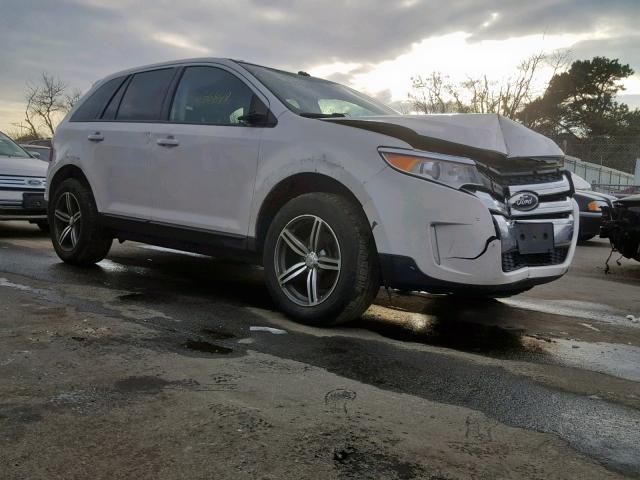 2FMDK4JC5CBA66232 - 2012 FORD EDGE SEL WHITE photo 1