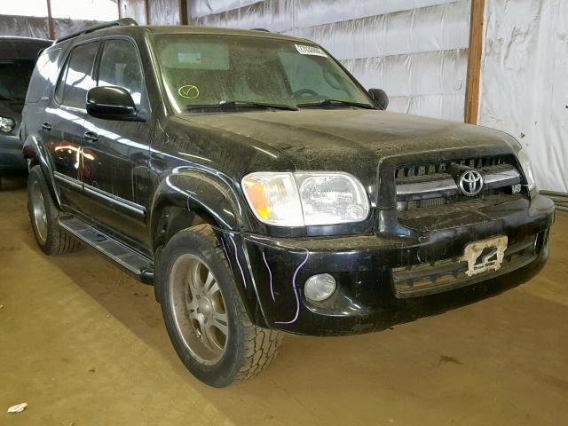 5TDBT48A65S234121 - 2005 TOYOTA SEQUOIA LI BLACK photo 1