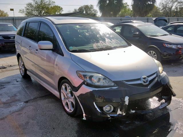 JM1CR293880307651 - 2008 MAZDA 5 SILVER photo 1