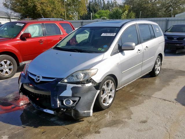 JM1CR293880307651 - 2008 MAZDA 5 SILVER photo 2