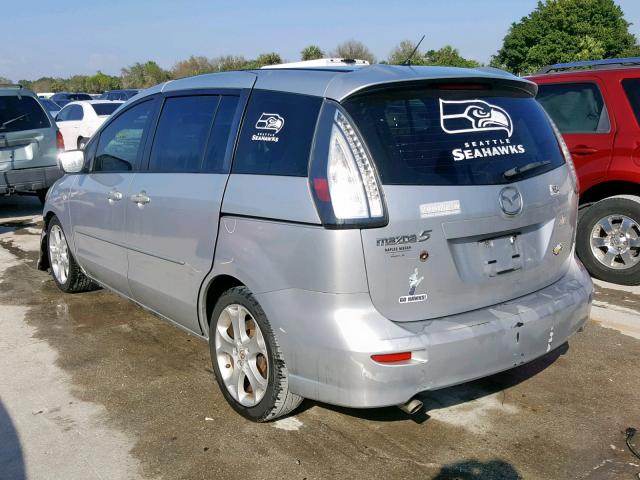 JM1CR293880307651 - 2008 MAZDA 5 SILVER photo 3